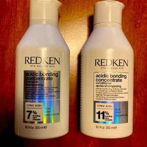 Redken AcidicBonding Concentrate shampoo and conditioner.